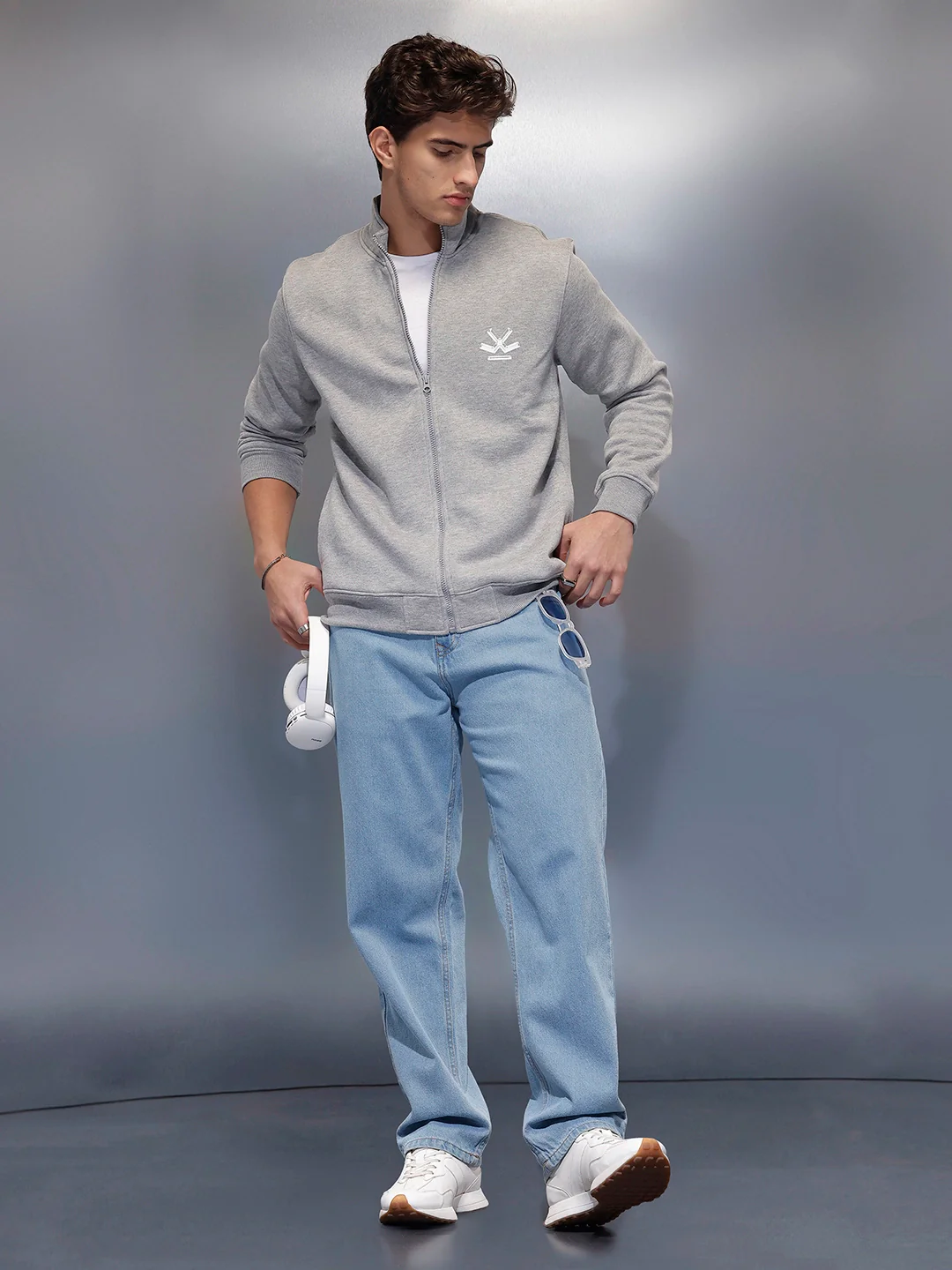 Men's Comfort Fit Sweatshirt   |  Grey - Image 2