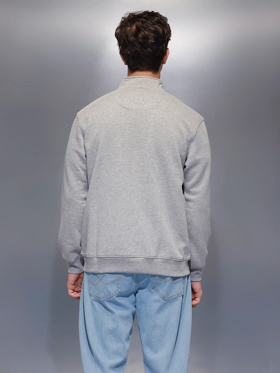 Men's Comfort Fit Sweatshirt   |  Grey - Image 3