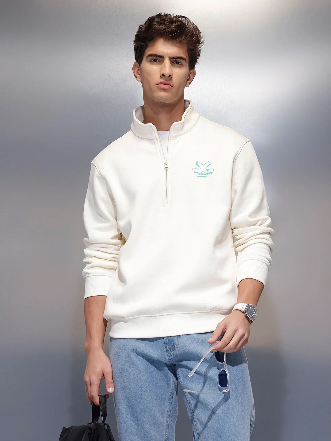 Men's Comfort Fit Sweatshirt | Off White