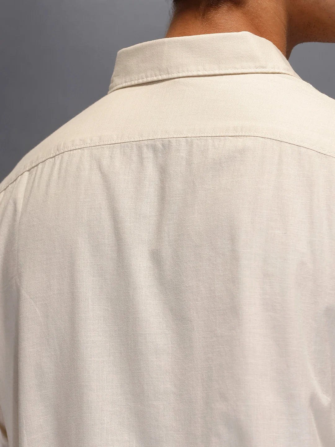 Men's Slim Fit Casual Shirt  |  Khaki - Image 5