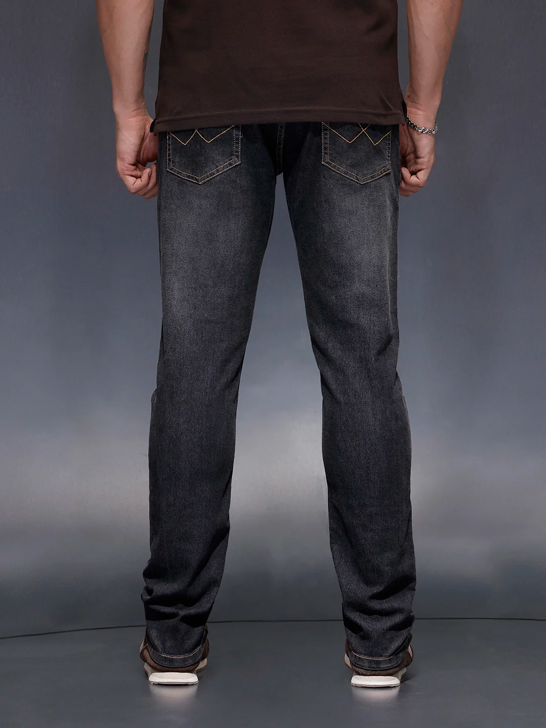 Men's slim fit jeans | Grey - Image 3