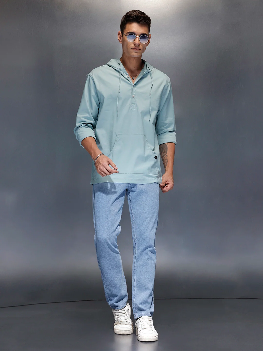 Men's Loose fit jeans | Light Blue - Image 2