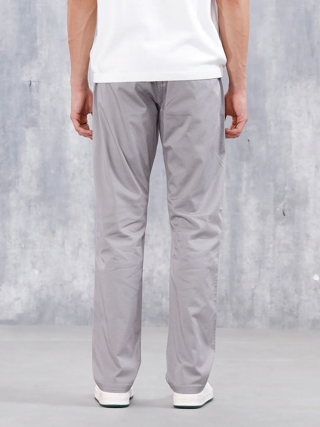 Men's Straight Fit Woven Jogger | Grey - Image 3