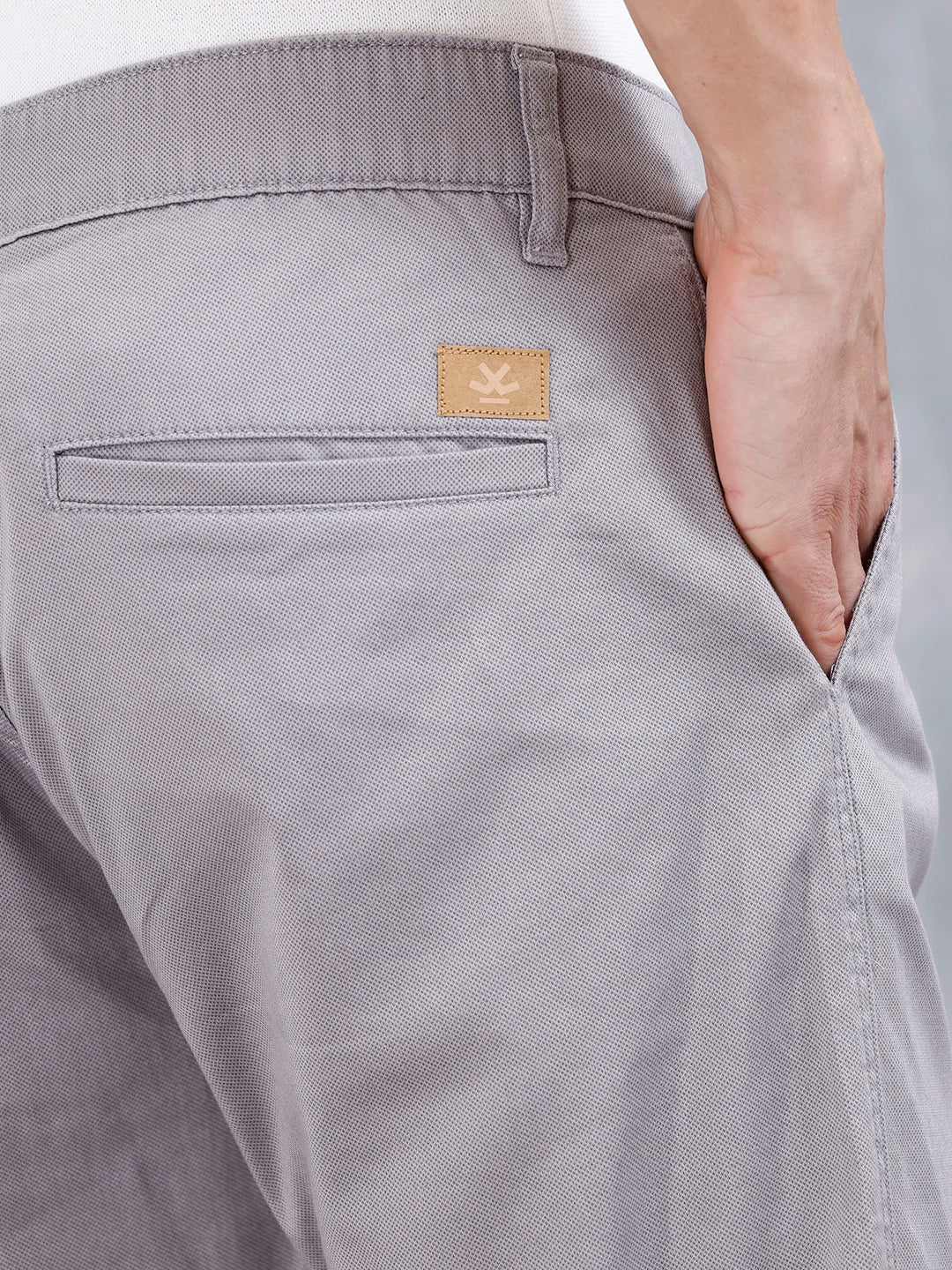 Men's Straight Fit Woven Jogger | Grey - Image 5