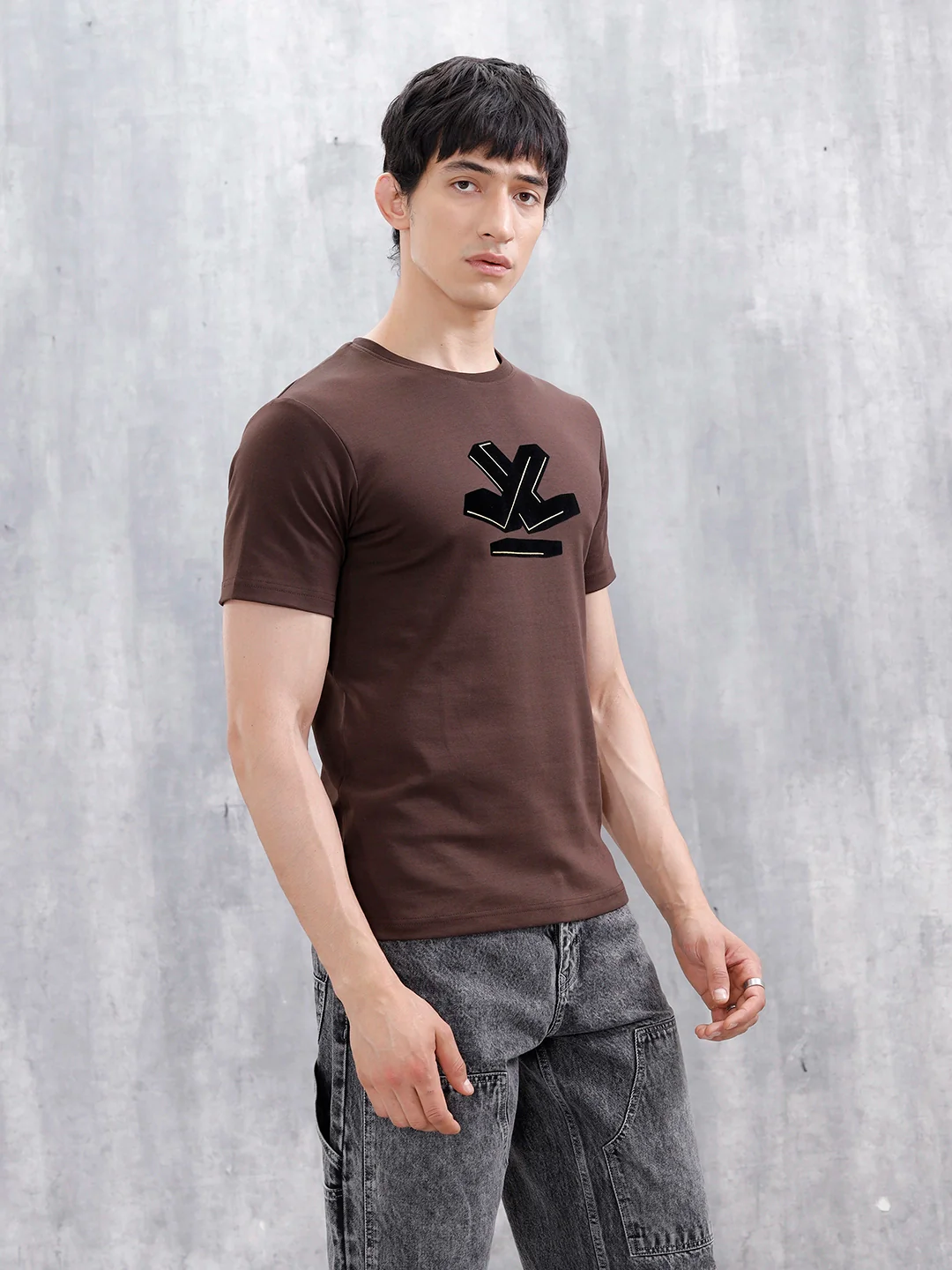 Men's Wrogn Logo Graphic Tee | Brown - Image 4