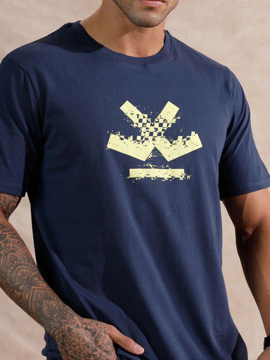 Moto Racer Slim Fit T-Shirt  | Navy Blue - Image 5