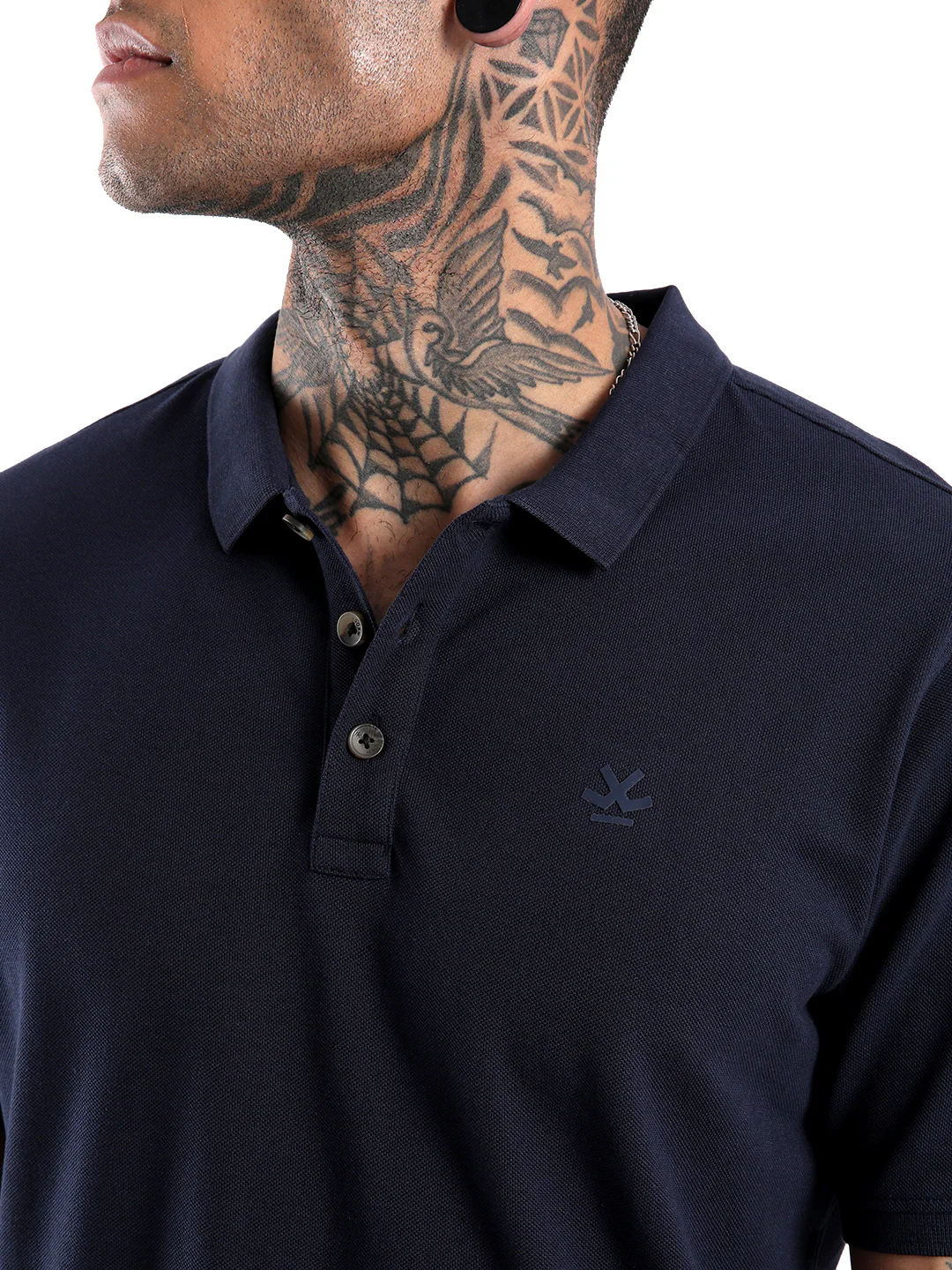 Navy Blue Timeless Polo T-Shirt - Image 2