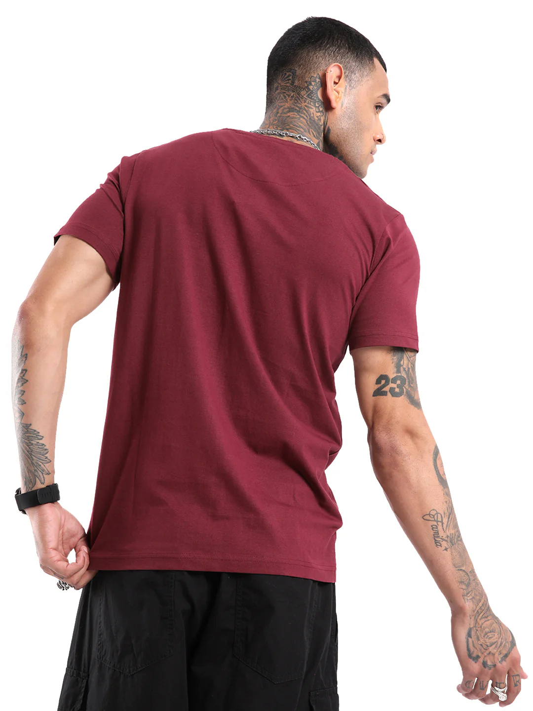 Noughts and Crosses Maroon Printed T-Shirt - Image 3