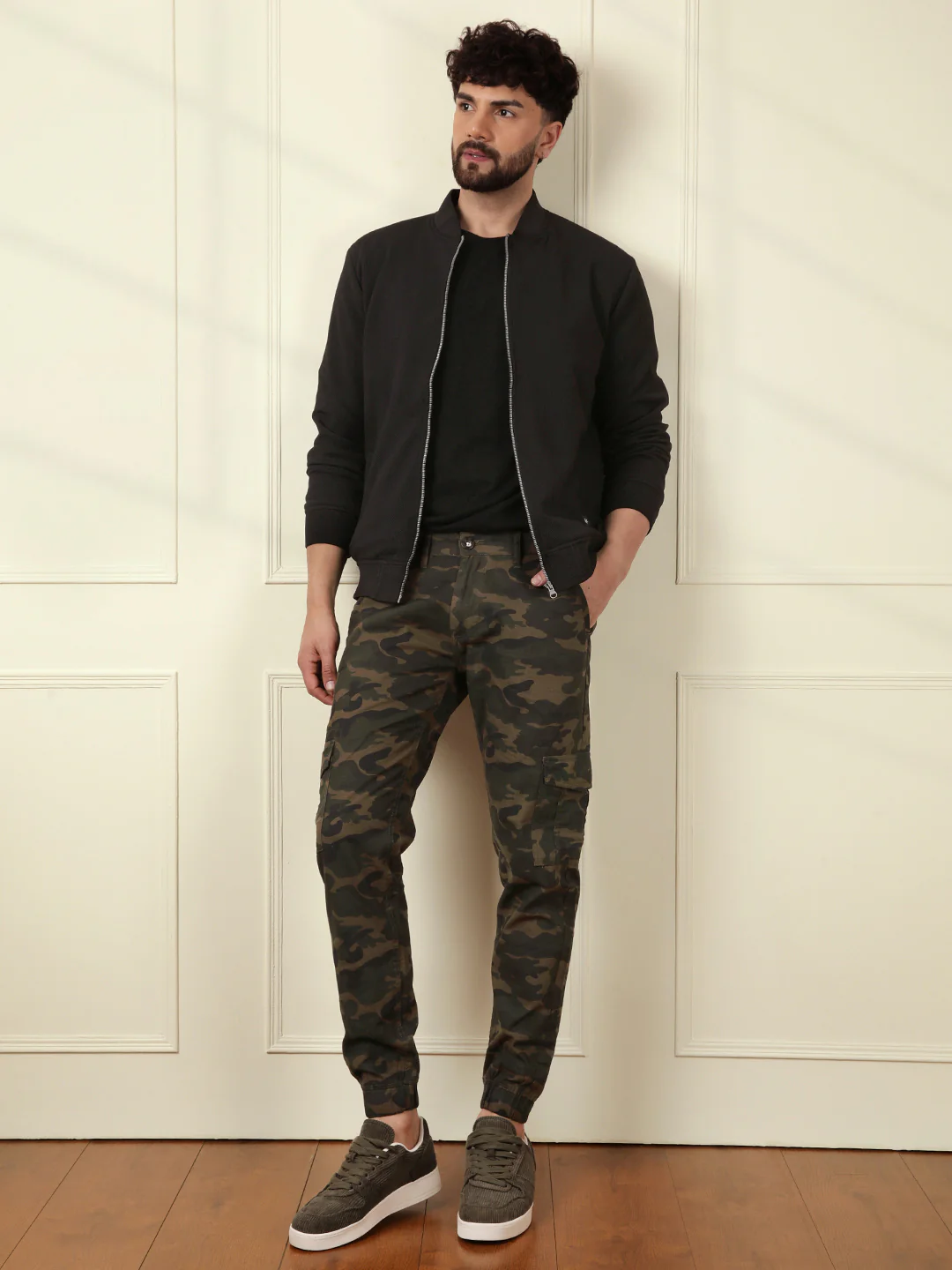 Olive Camo Cargo Jogger - Image 2
