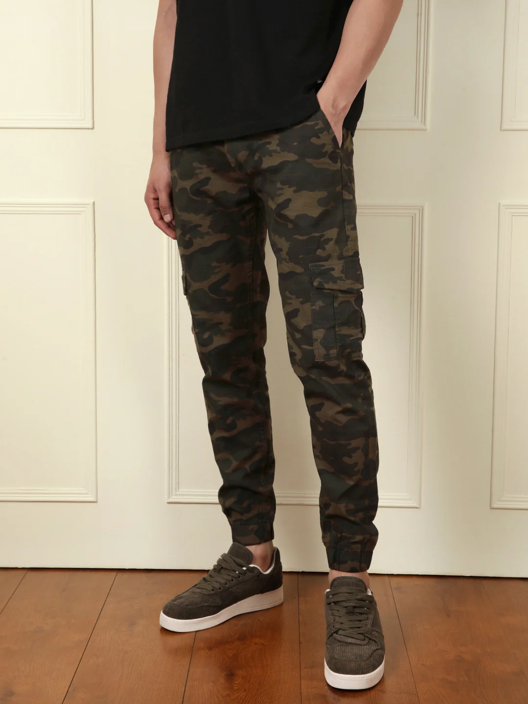 Olive Camo Cargo Jogger - Image 4