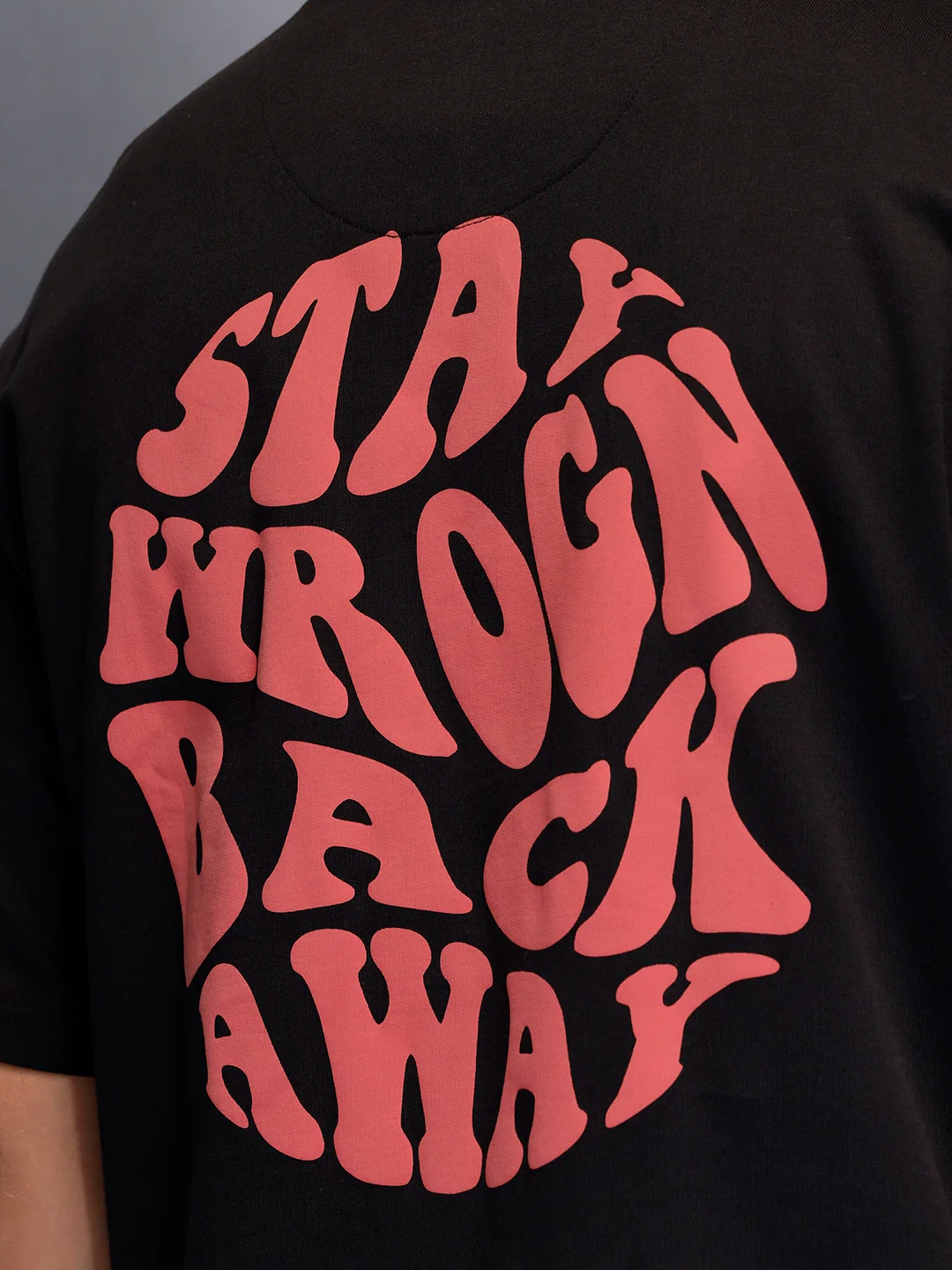 Oversized back-print tshirt | Black - Image 5