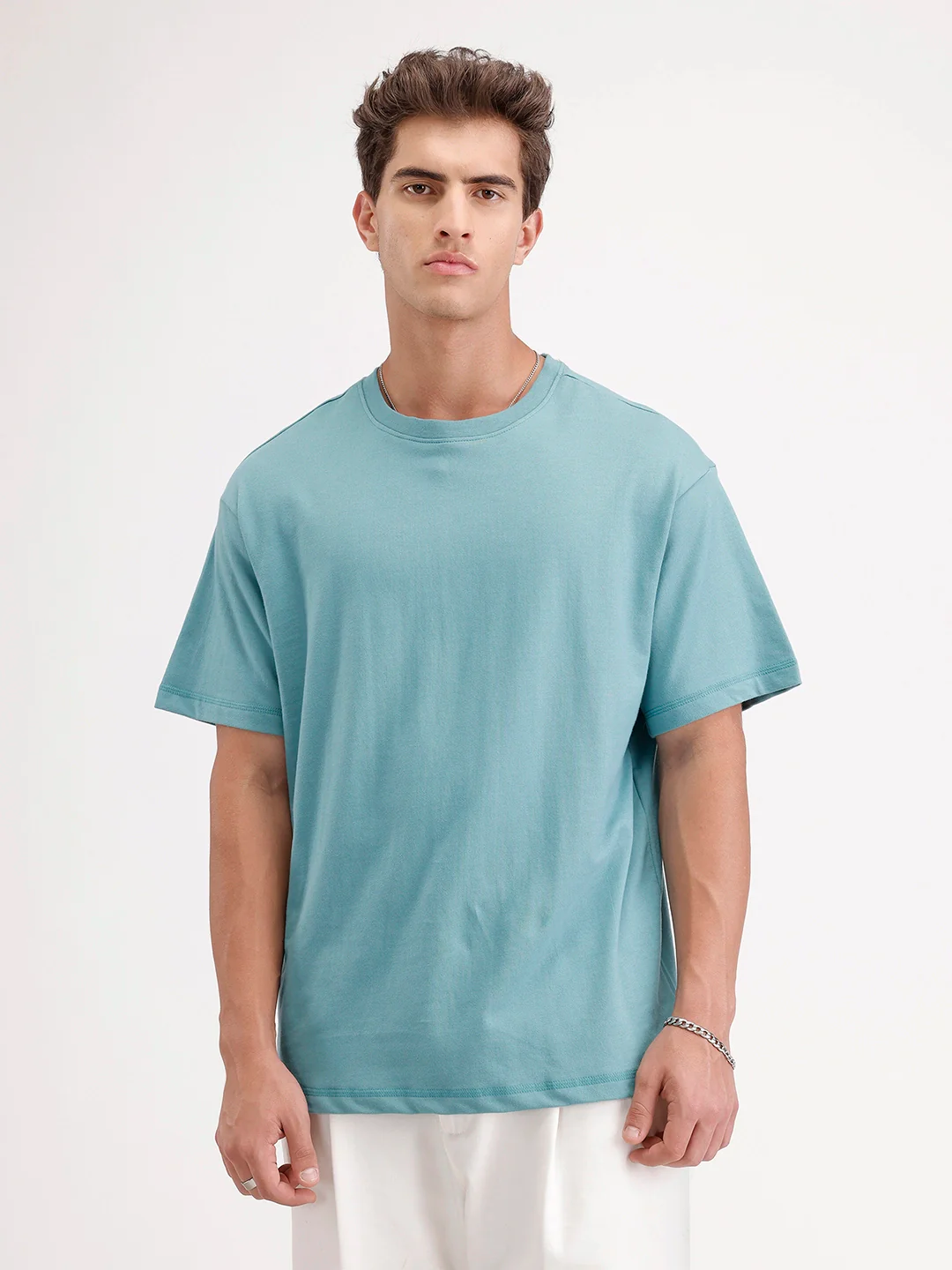 Oversized Back Printed T-Shirt | Green - Image 6