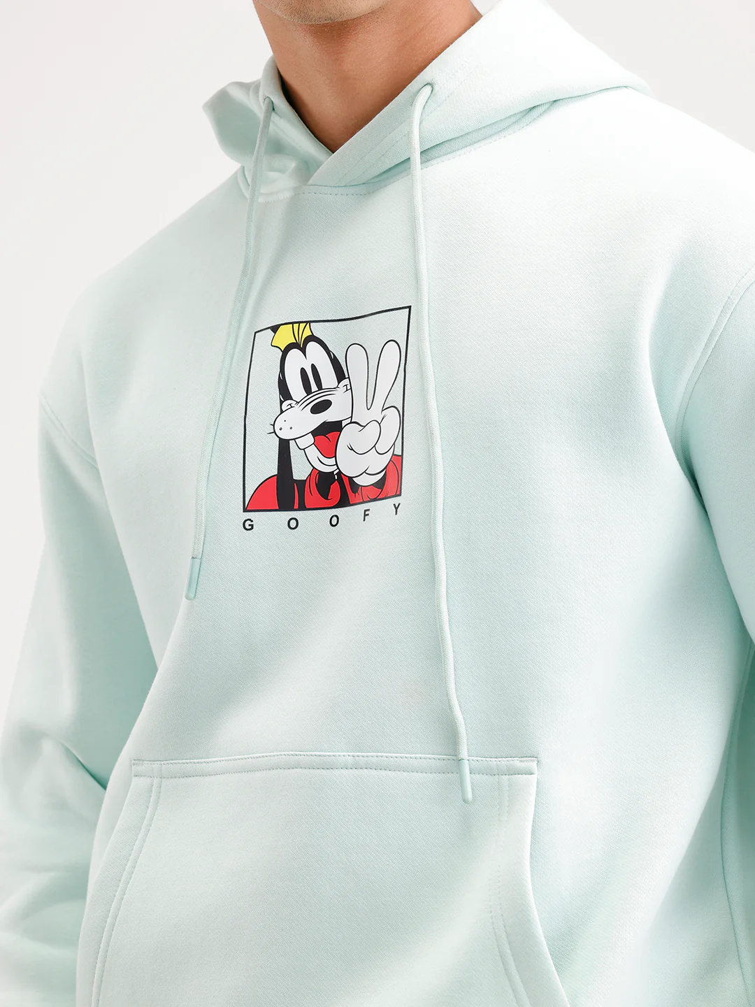 Oversized Printed Hoodie  | Green - Image 5
