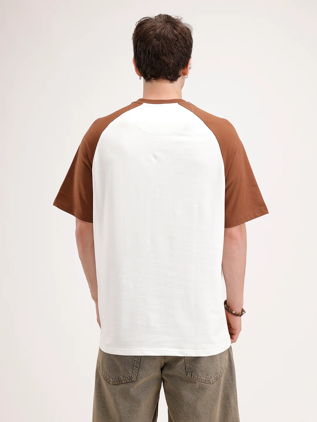 Oversized Ragland Sleeve T-Shirt | White - Image 3