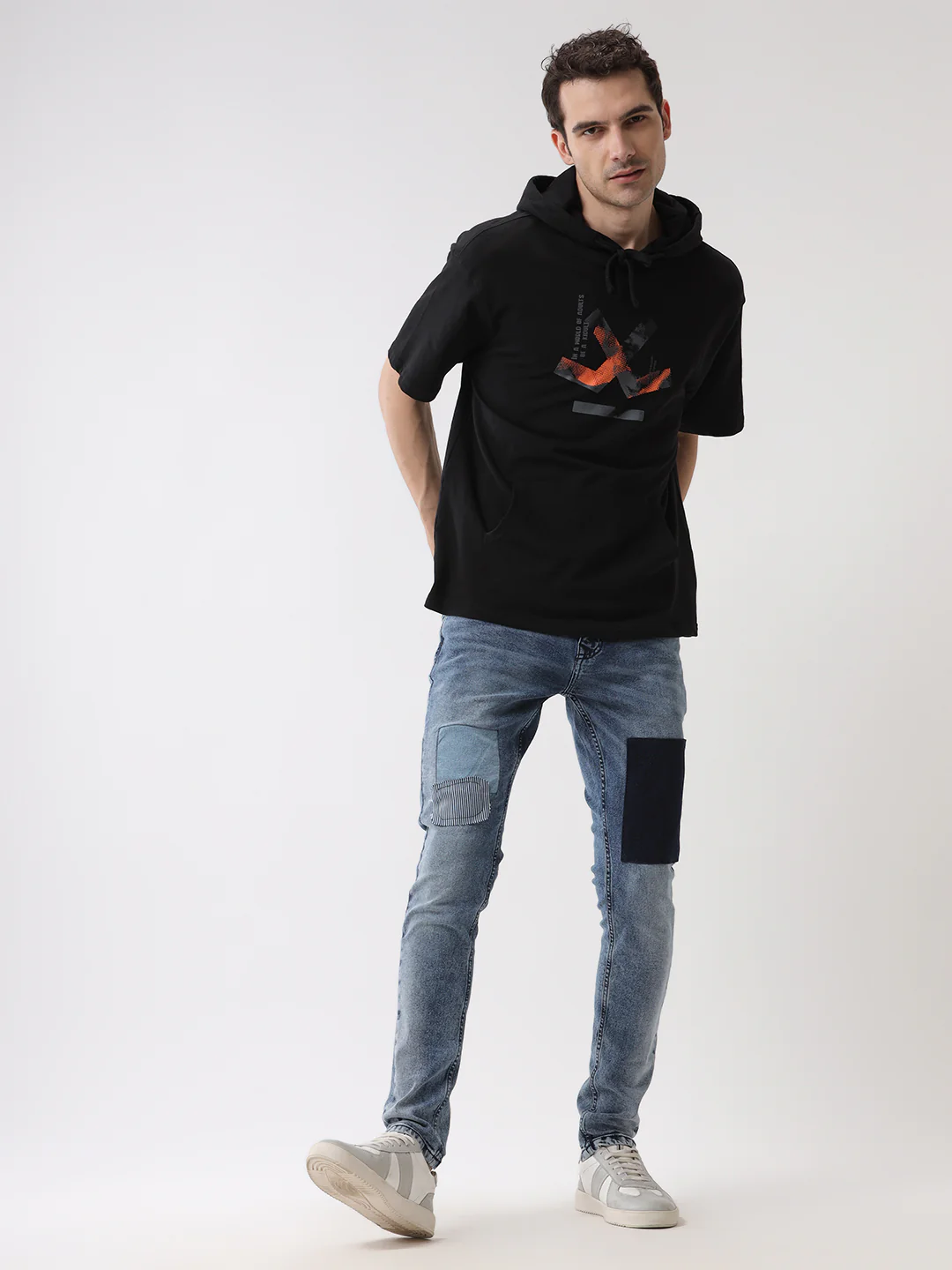 Patchwork Medstone Jeans - Image 2