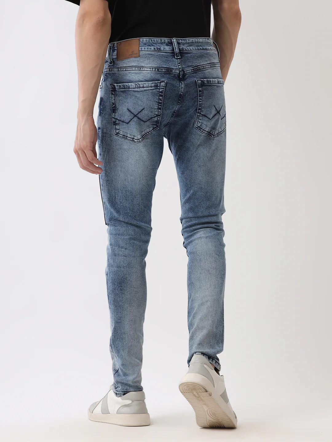 Patchwork Medstone Jeans - Image 3