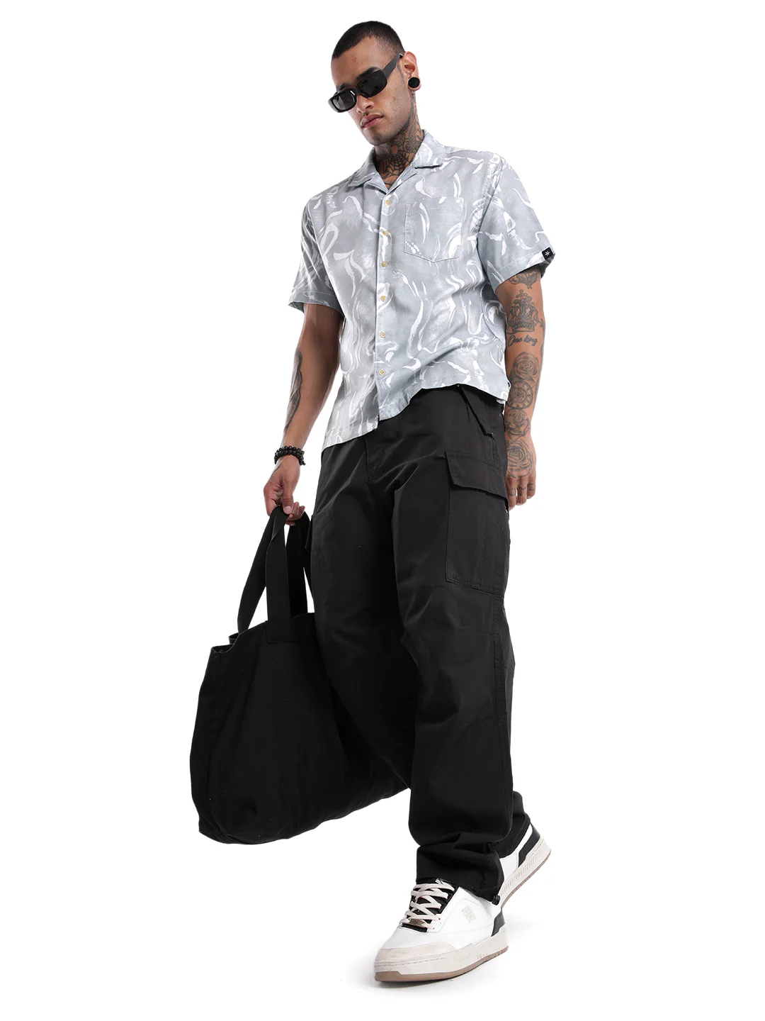 Pattern Flow Resort Collar Shirt - Image 2