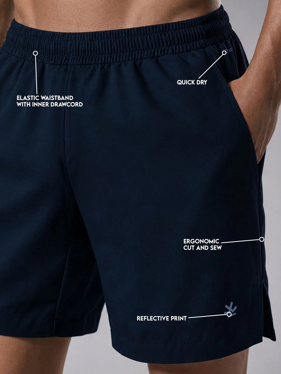 Performance shorts | Navy Blue - Image 5