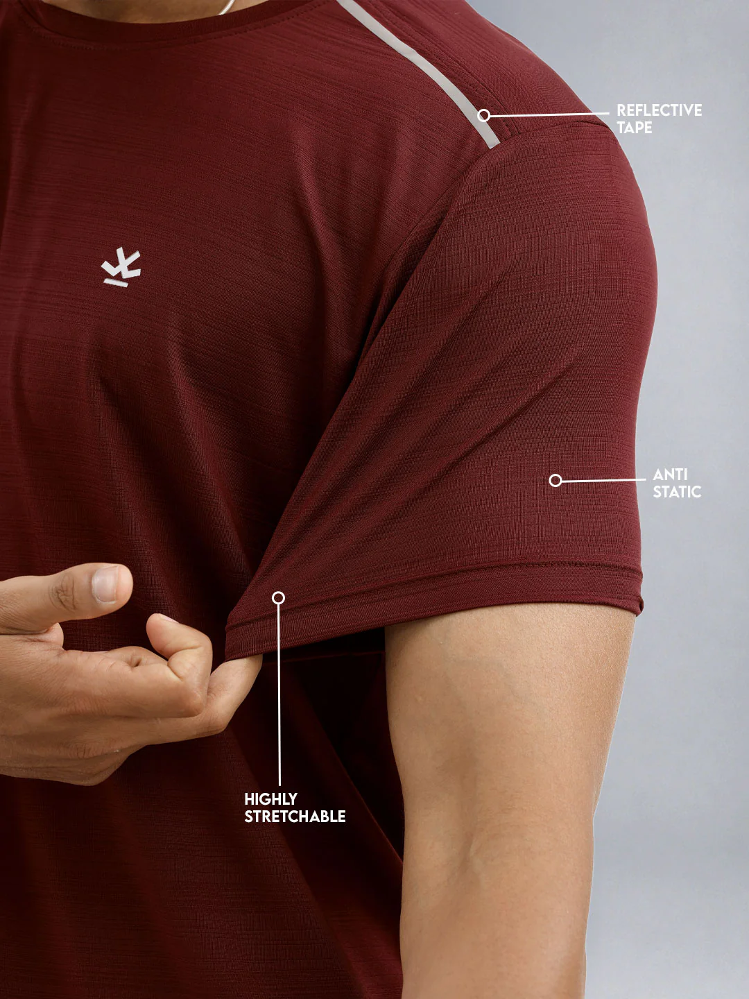 Performance Tee | Maroon - Image 5