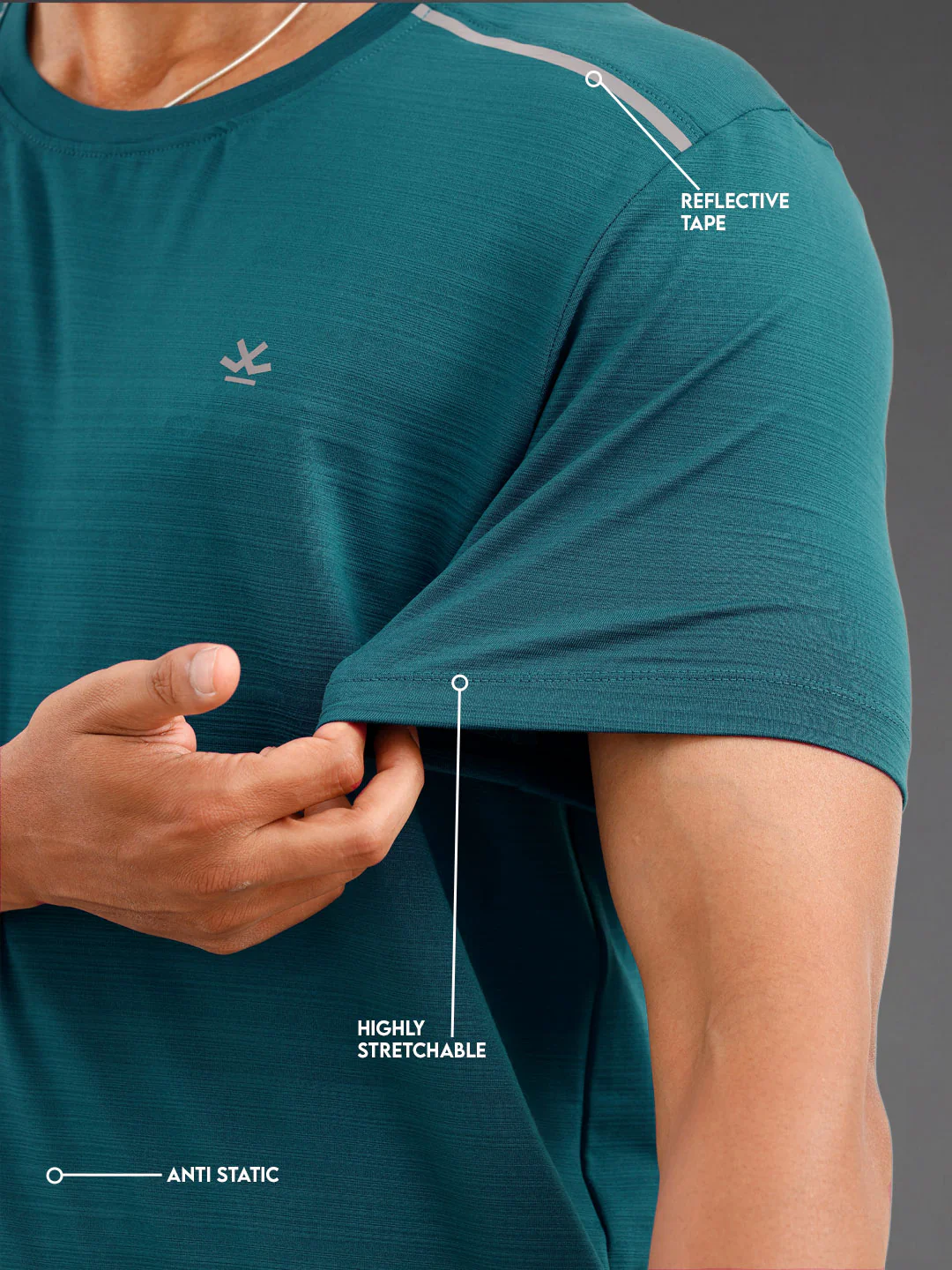 Performance Tee | Teal - Image 5