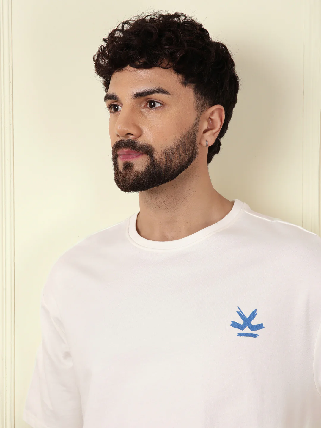 Heavy GSM Printed Picasso T-Shirt | Off White - Image 7