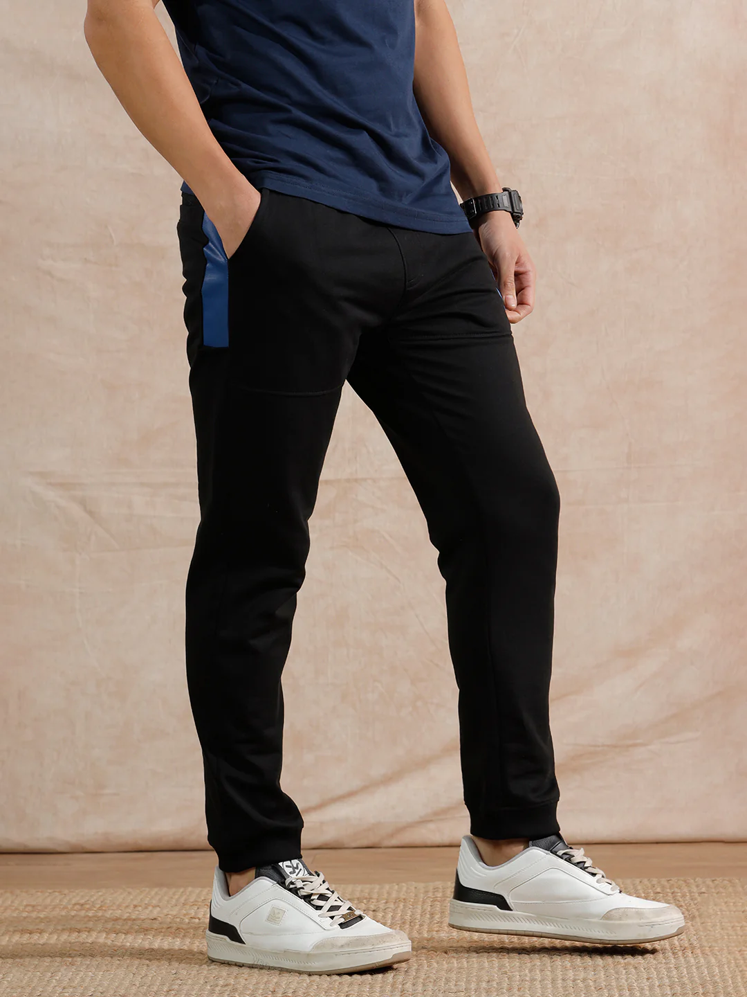 Placement Printed Jogger | Black - Image 4