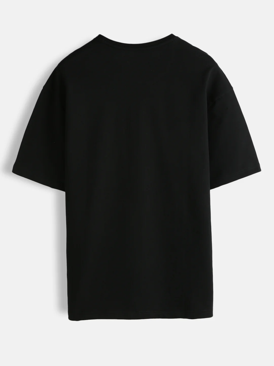 Placement Printed Oversized T-Shirt | Black - Image 2