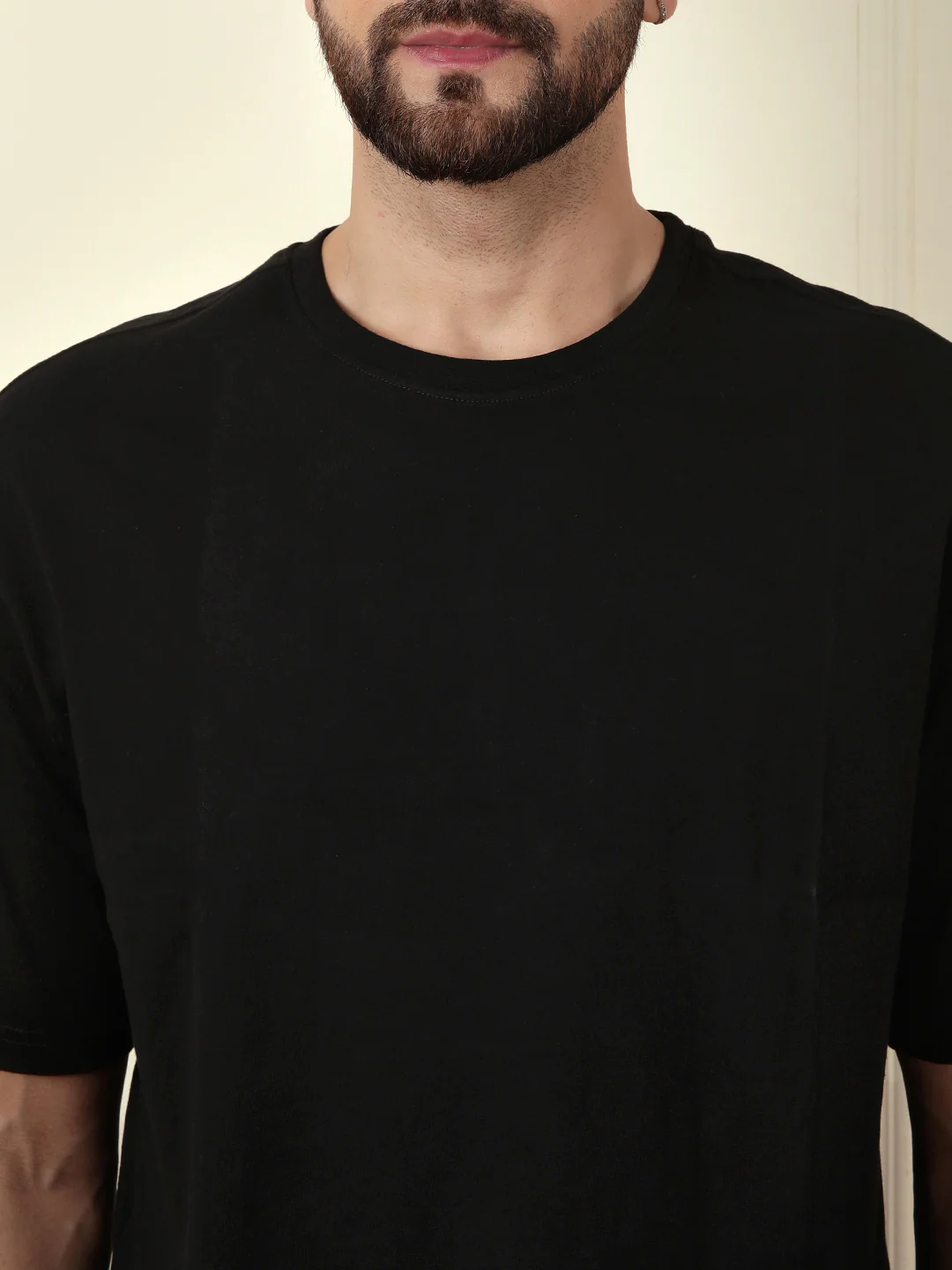 Play Netflix Oversized Black T-Shirt - Image 5