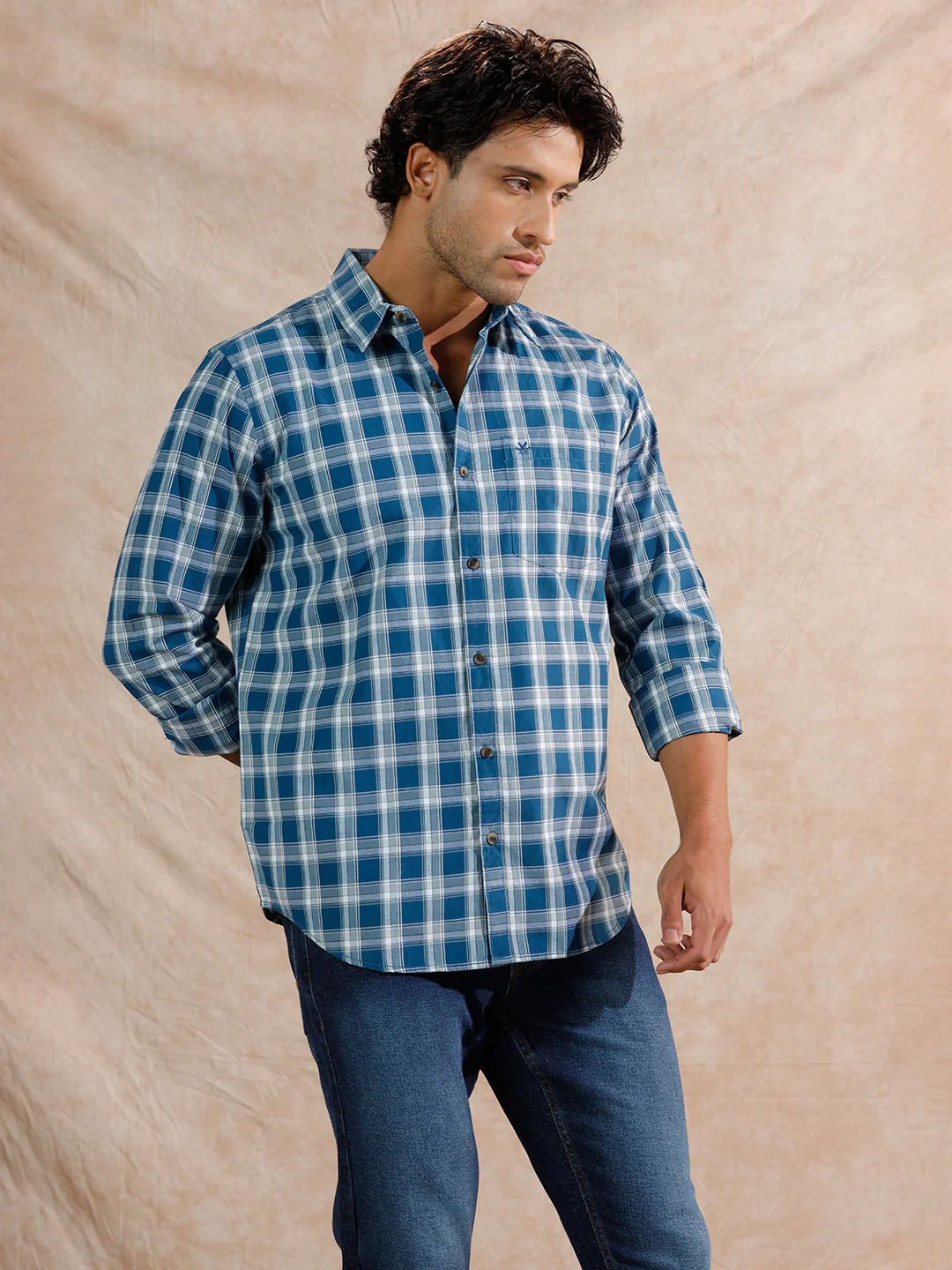 Pop Tone Regular Fit Shirt | Blue - Image 4