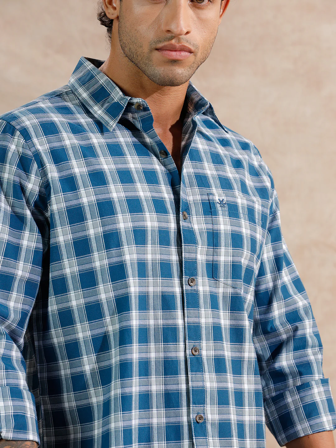 Pop Tone Regular Fit Shirt | Blue - Image 5