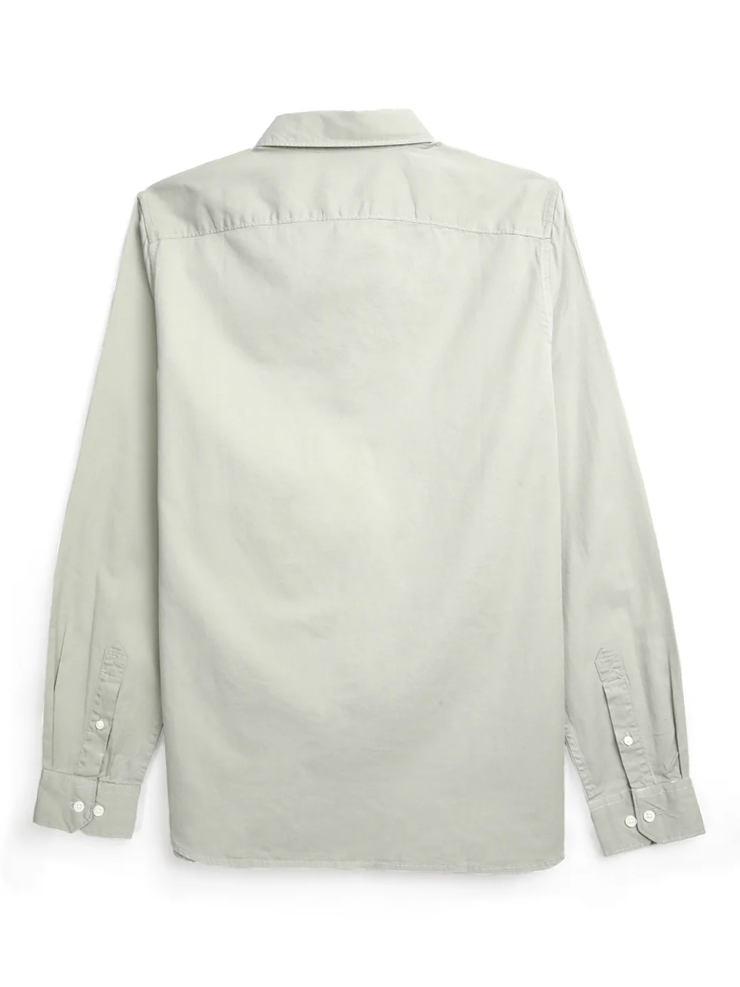 Premium Light Green Slim Fit Shirt - Image 7