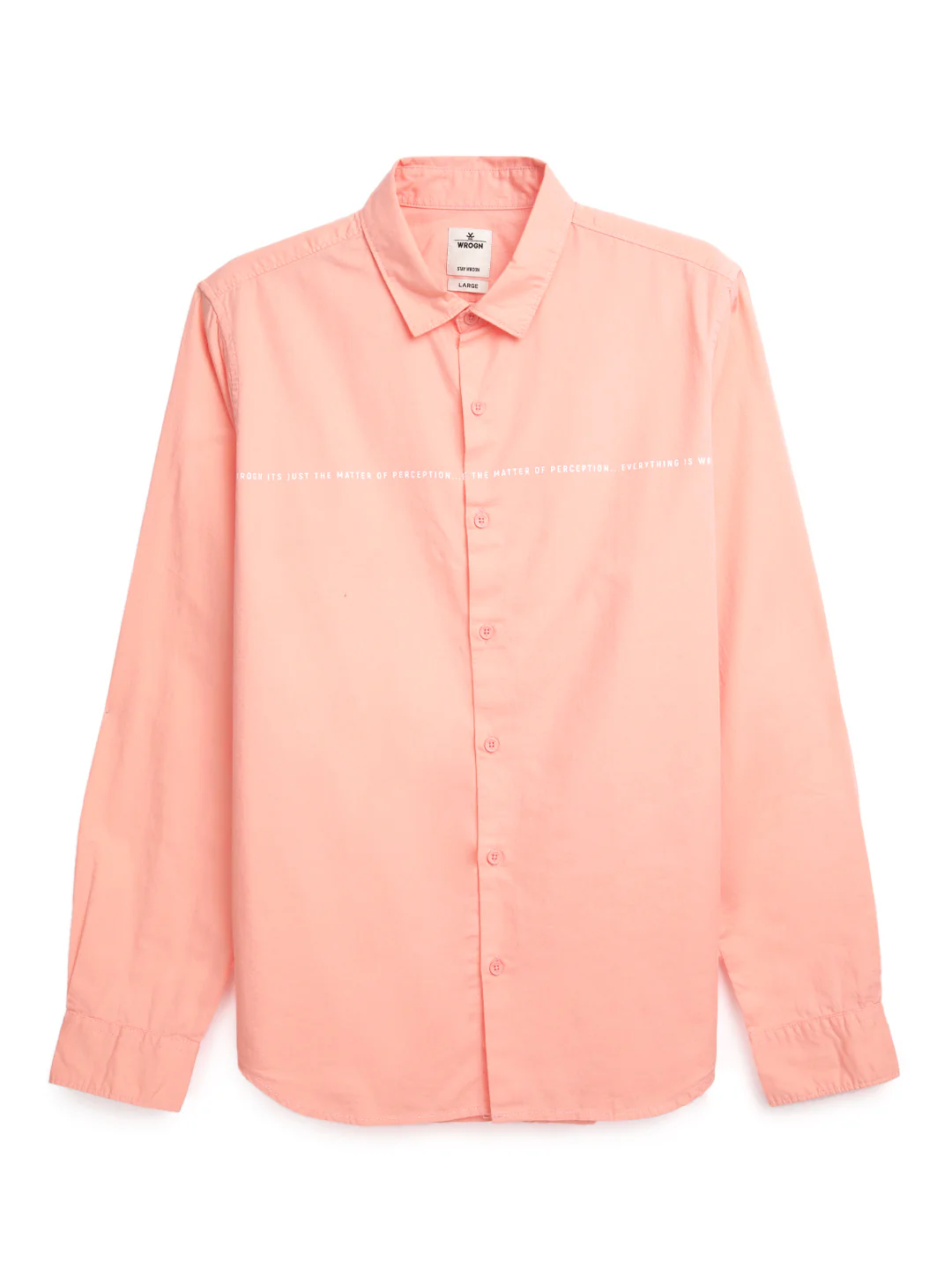 Premium Pink Printed Long Sleeve Shirt - Image 6