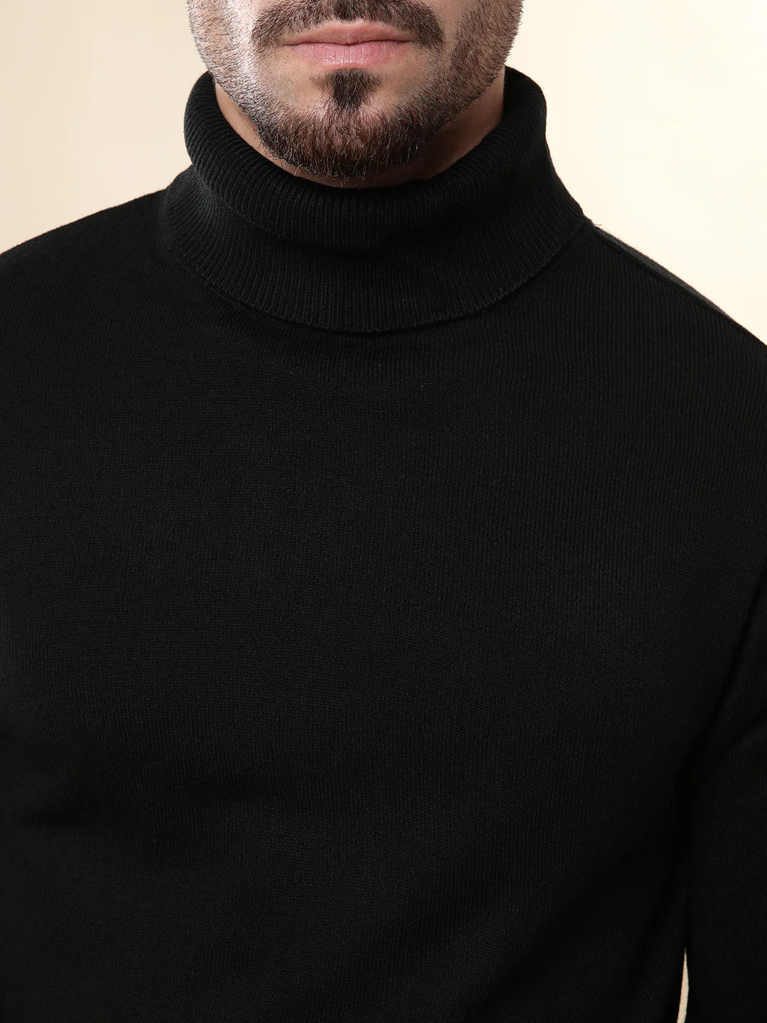 Prime Black Turtle Neck Sweater - Image 5