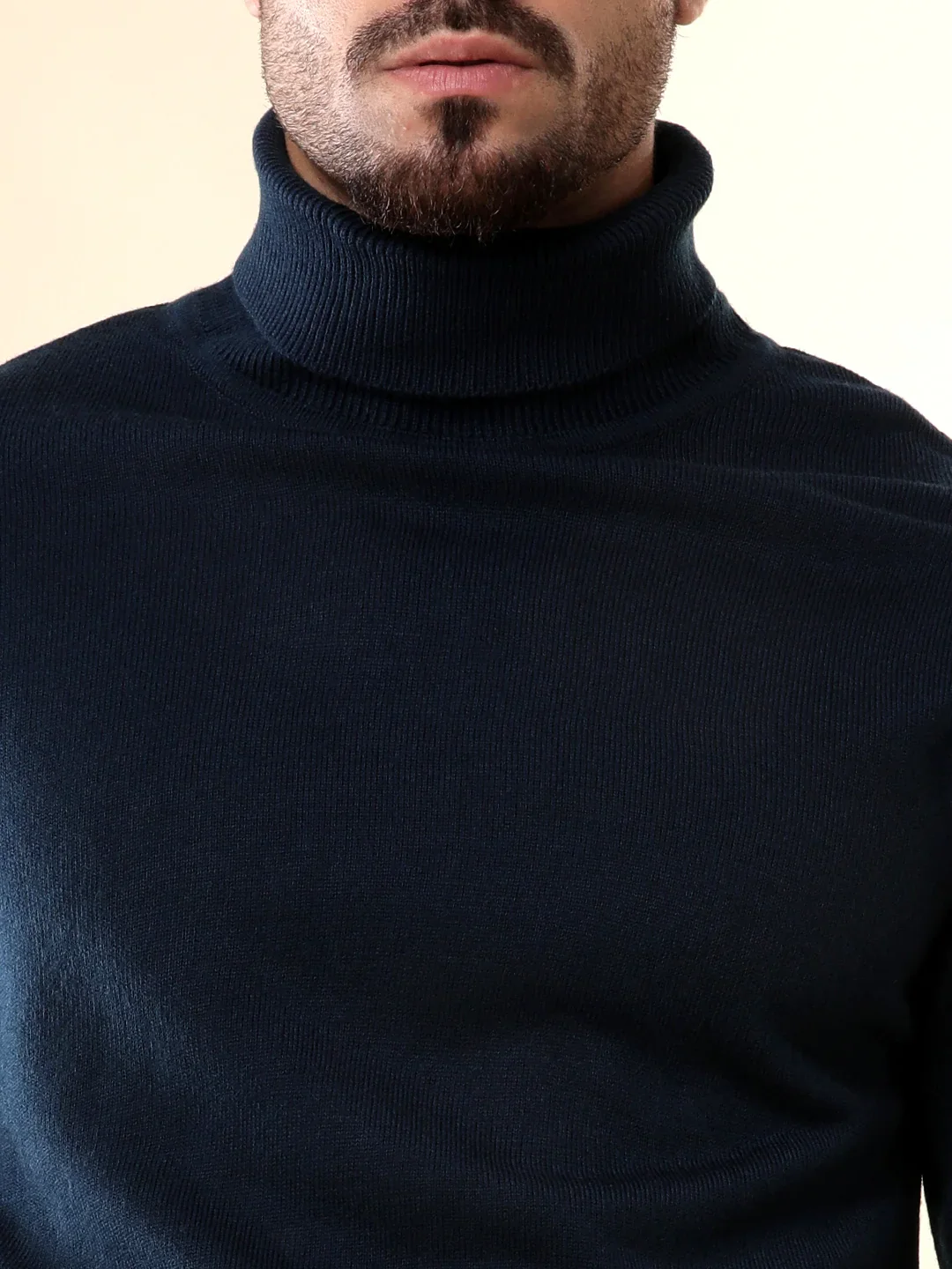 Prime Navy Turtle Neck Sweater - Image 5