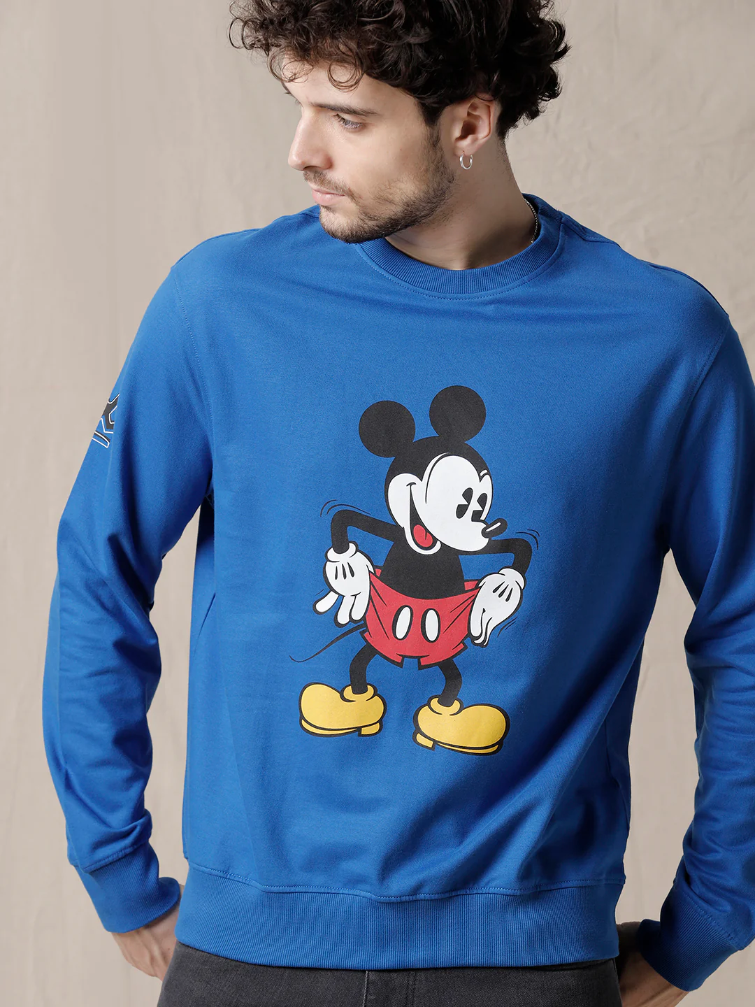 Printed Disney's Mickey Sweatshirt - Image 6
