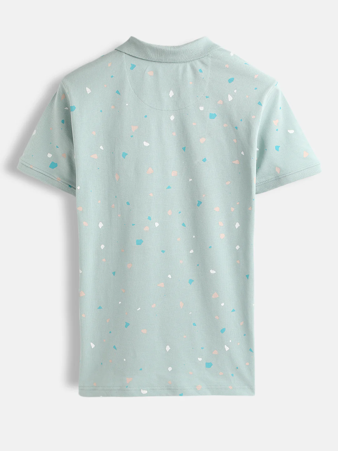 Printed Slim Fit Polo T-Shirt | Olive - Image 4