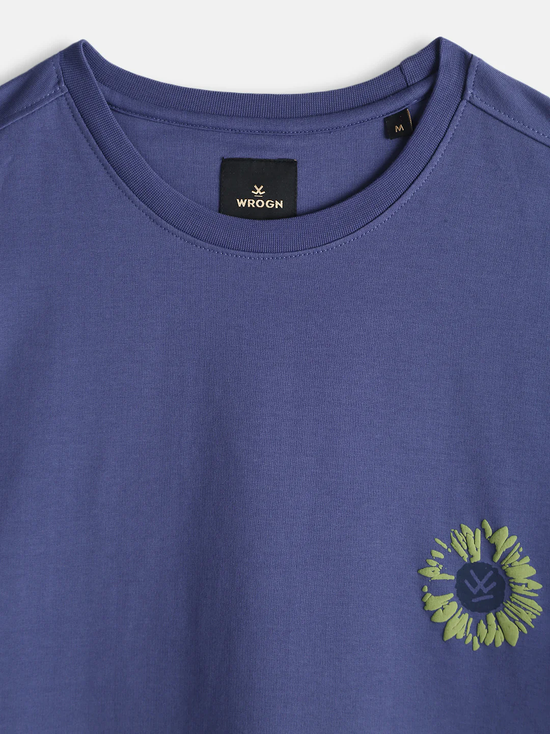 Puff Print Oversized T-Shirt | Dark Blue - Image 3