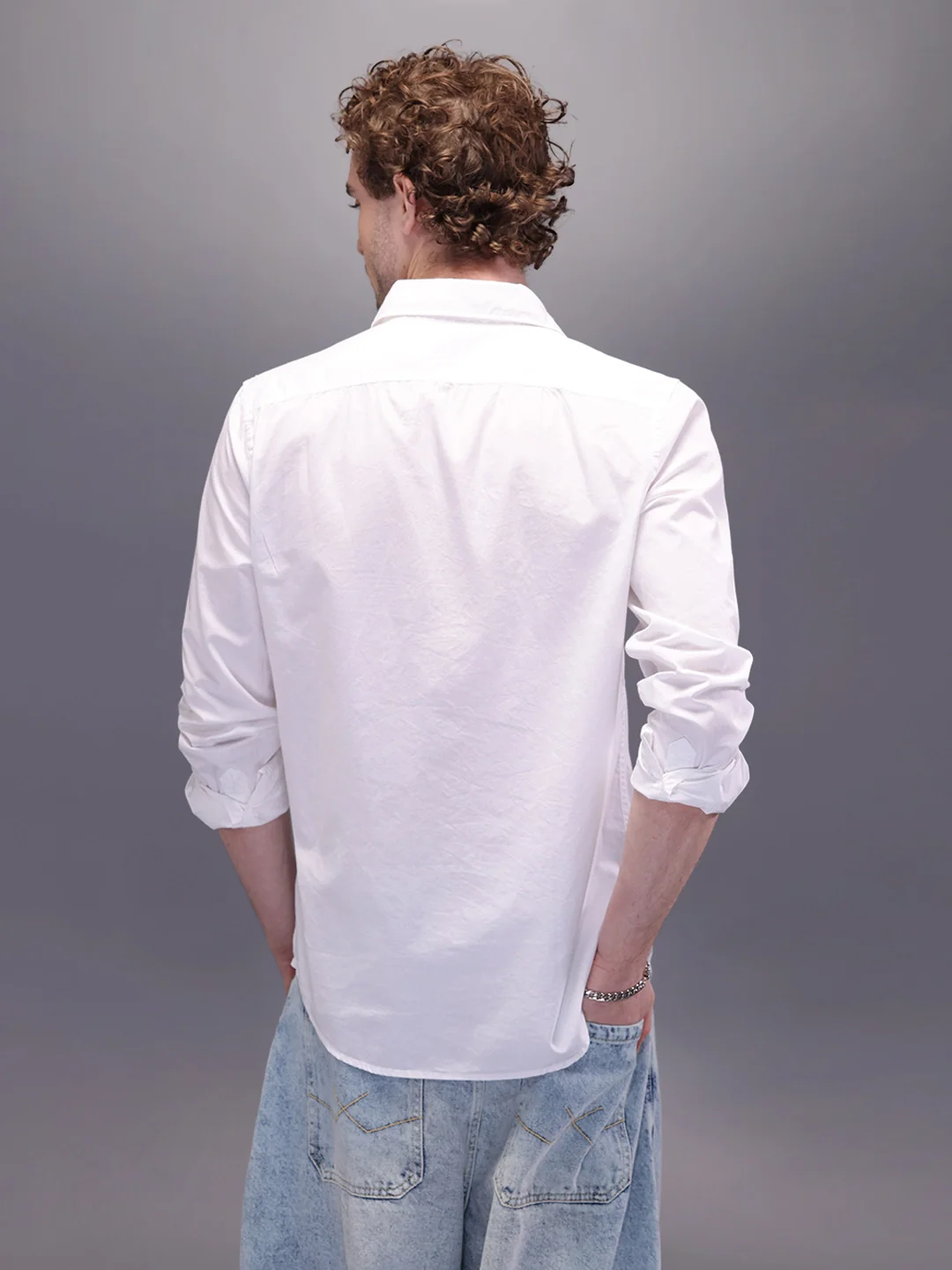 Pure Cotton Regular Fit Shirt | White - Image 3