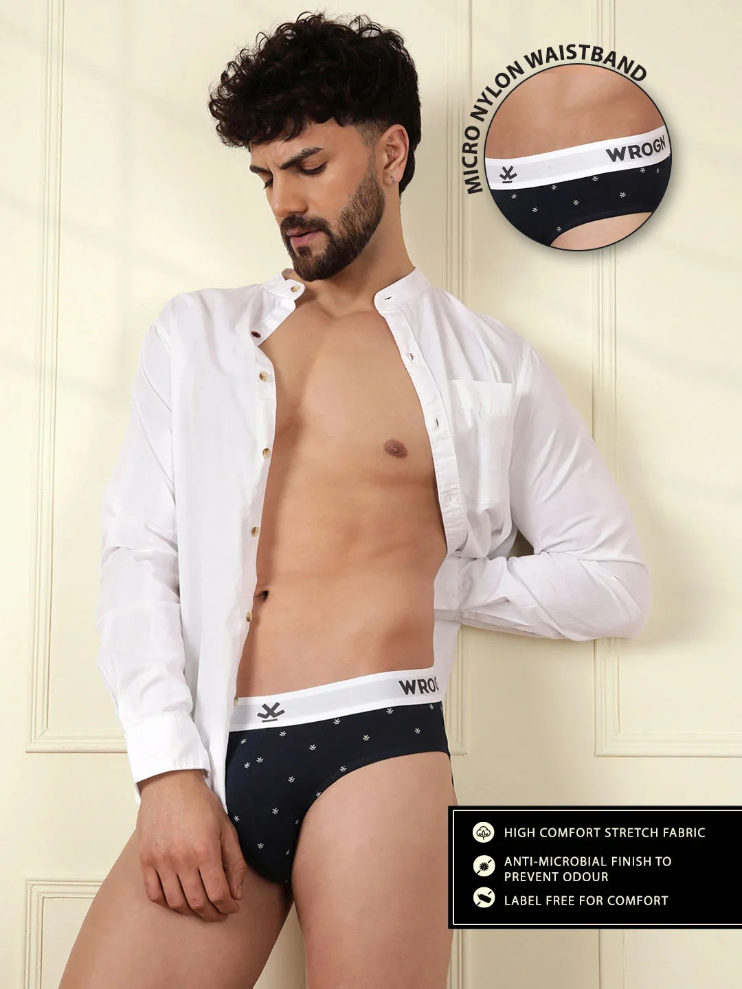 Pure Cotton Solid & Print 2-Pack Briefs - Image 4
