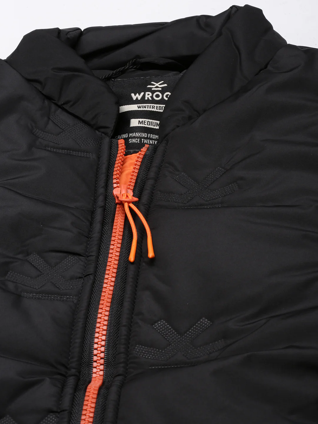 Raven Black Puffer Jacket - Image 6