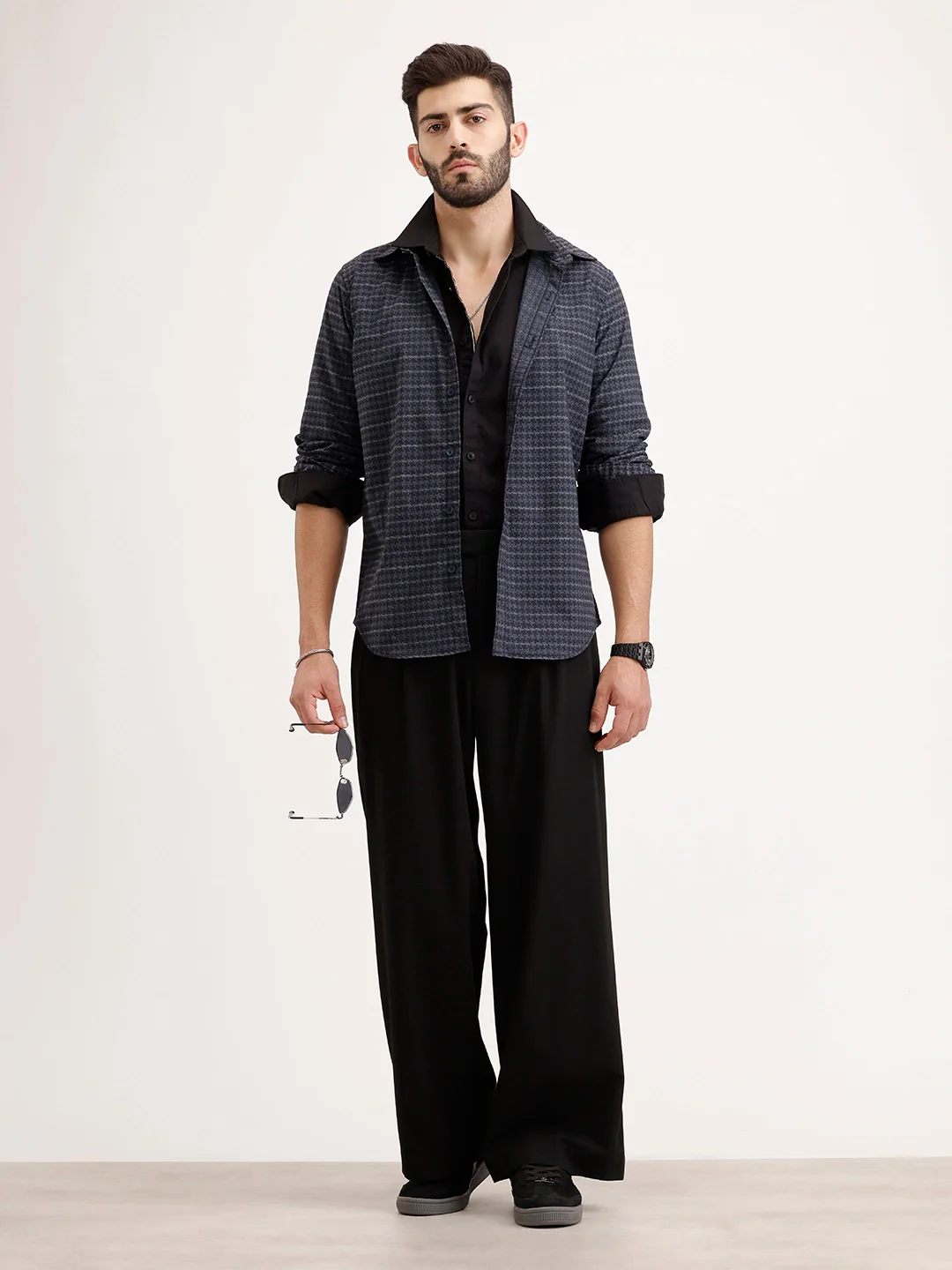 Regular Fit AOP Full Sleeve Shirt | Blue - Image 2