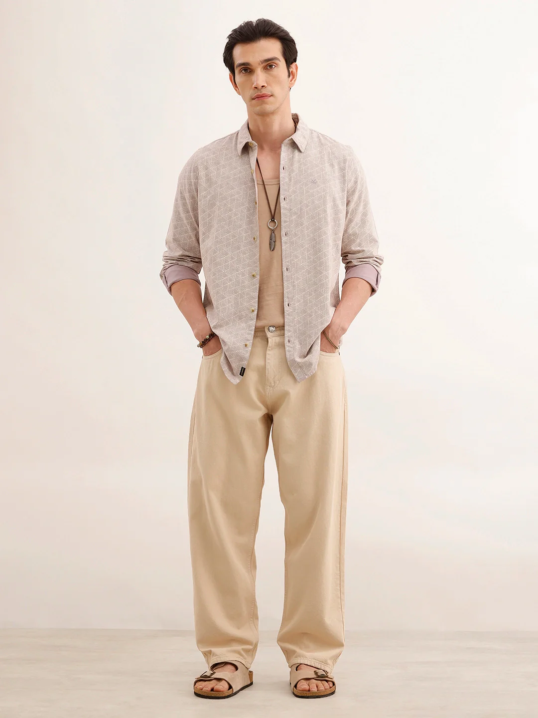 Regular Fit AOP Shirt | Purple - Image 2