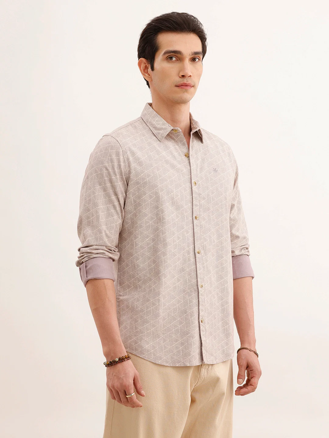 Regular Fit AOP Shirt | Purple - Image 4