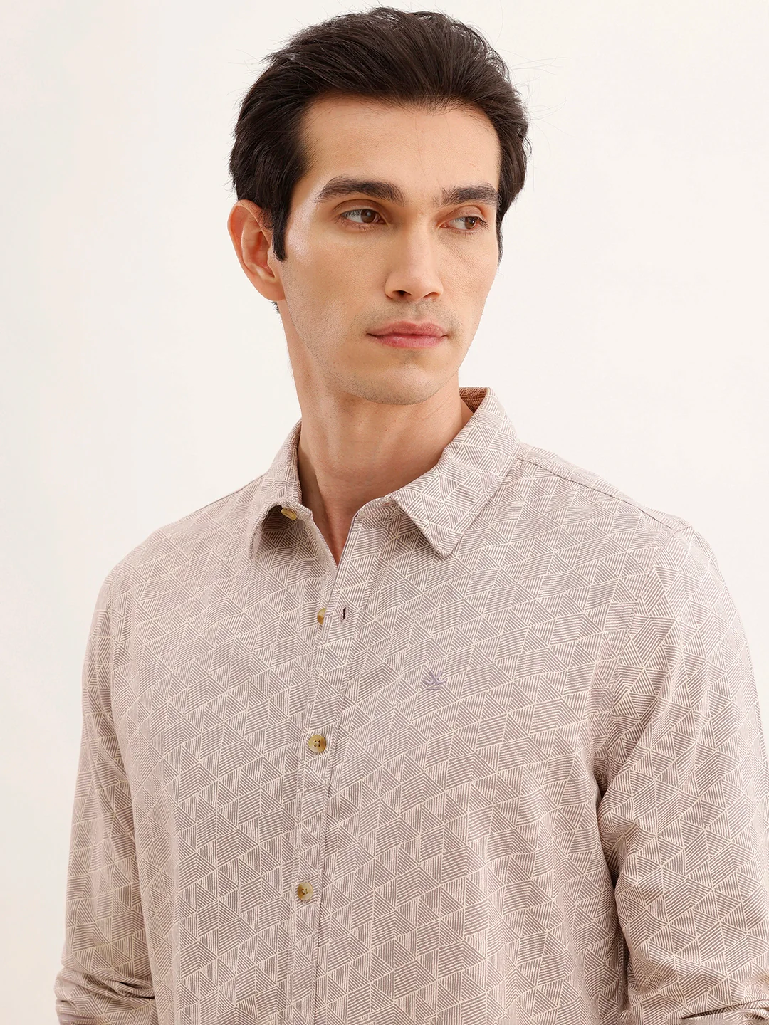 Regular Fit AOP Shirt | Purple - Image 5