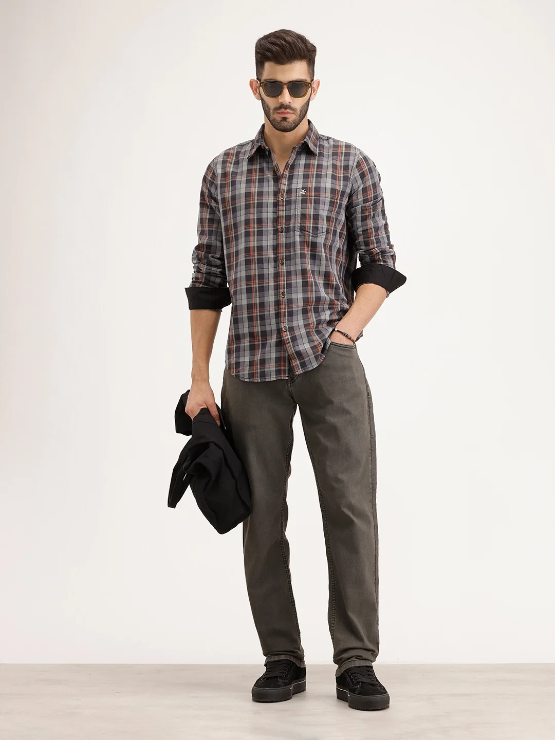 Regular Fit Checkered Shirt | Multicolor - Image 2
