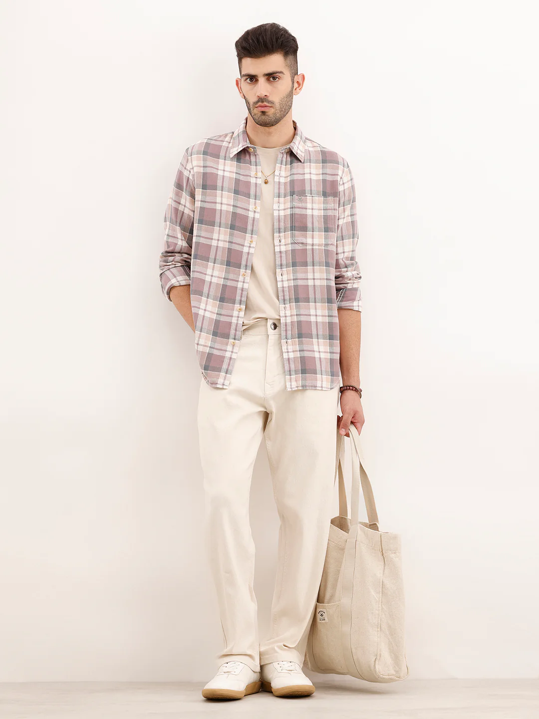 Oversized Fit Checkered Shirt | Multicolor - Image 2