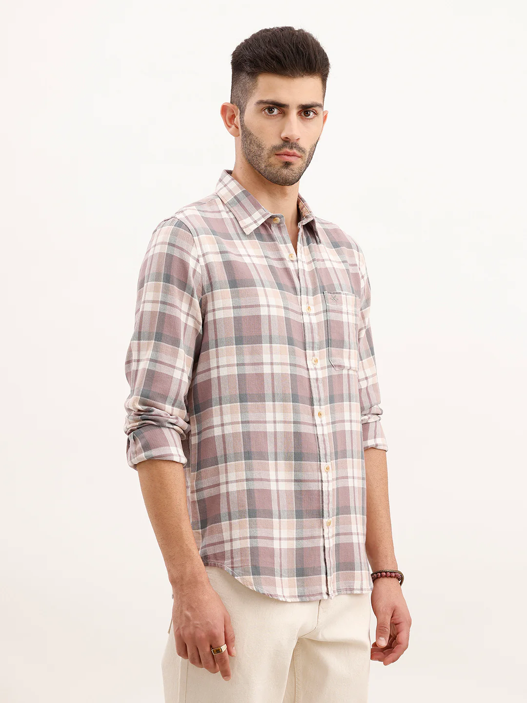 Oversized Fit Checkered Shirt | Multicolor - Image 4