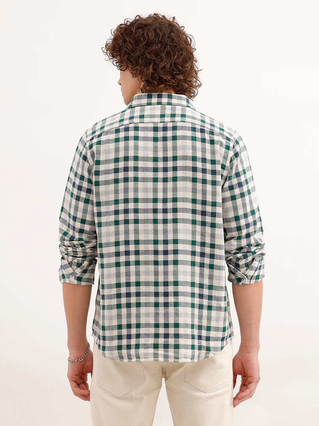 Regular Fit Checkered Shirt | Multicolor - Image 3