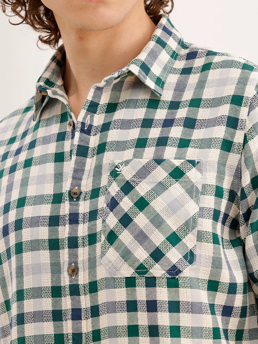 Regular Fit Checkered Shirt | Multicolor - Image 5