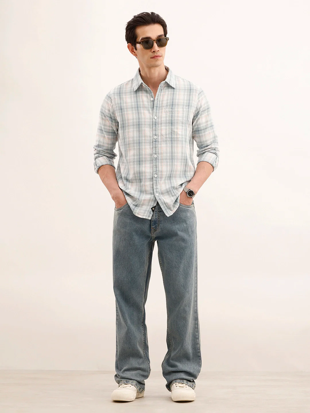 Regular Fit Checkered Shirt | Multicolor - Image 2